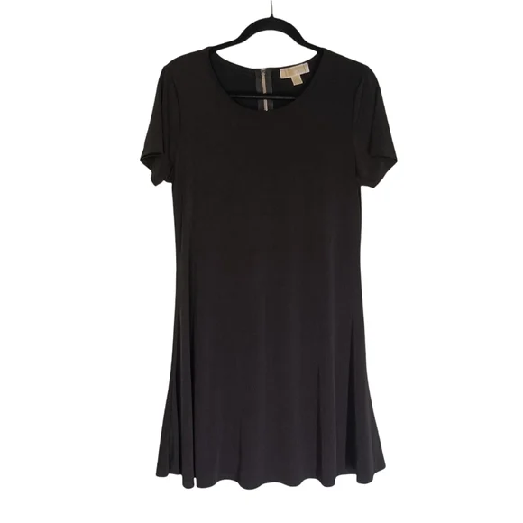 MICHAEL Michael Kors | Dresses | New Michael Michael Kors Short Sleeve  Slinky Jersey Knit Swing Dress Medium | Poshmark